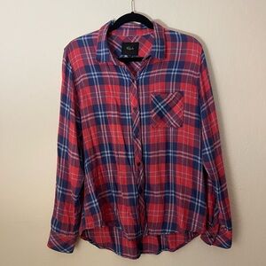 Rails Red and Blue Plaid Casual Shirt